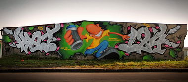 Graffiti Wall in Poland - Photo by Ket124