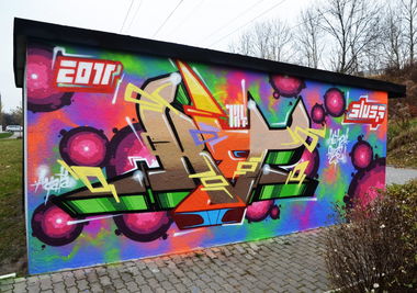 Graffiti Wall in Poland - Photo by Ket124