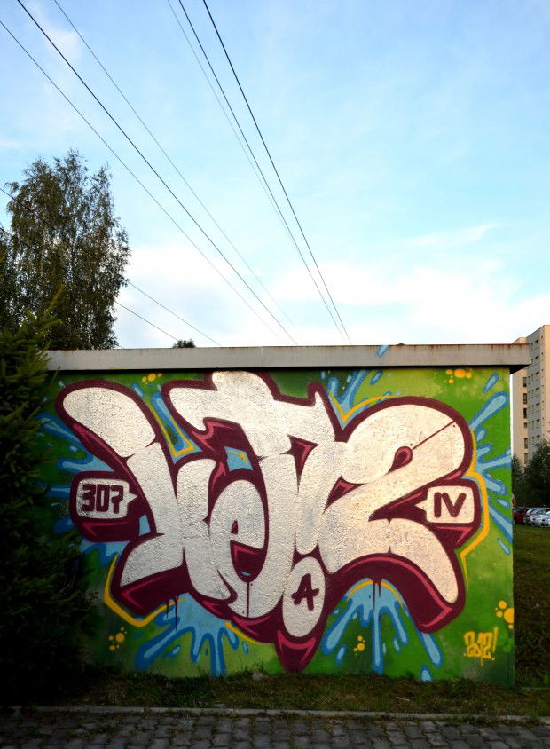 Graffiti Wall in Poland - Photo by Ket124