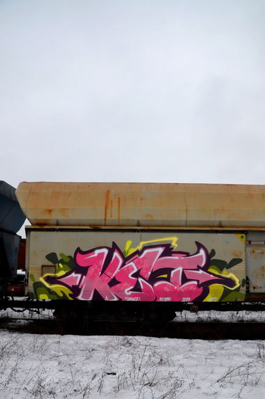 Graffiti Train in Poland - Photo by Ket124