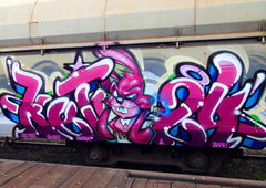 Graffiti Train - Photo by Ket124 (2013)