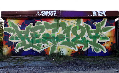 Graffiti Wall in Poland - Photo by Ket124 (2013)