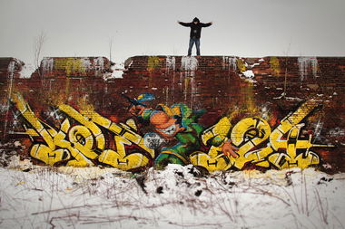 Graffiti Wall in Poland - Photo by Ket124 (2013)