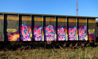 Graffiti Train - Photo by Ket124 (2013)