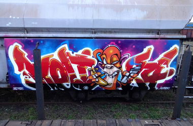 Graffiti Train - Photo by Ket124 (2013)