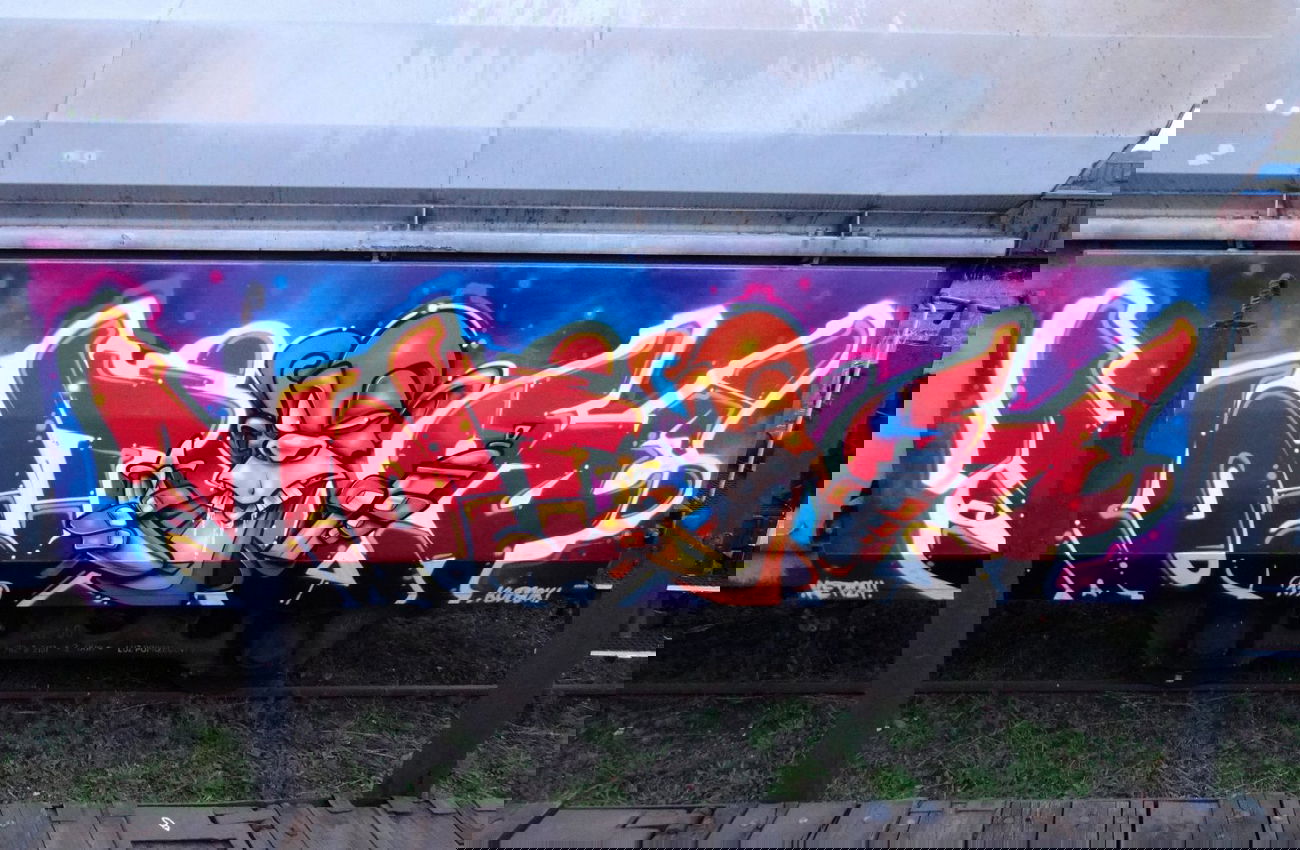 Graffiti Train - Photo by Ket124 (2013)
