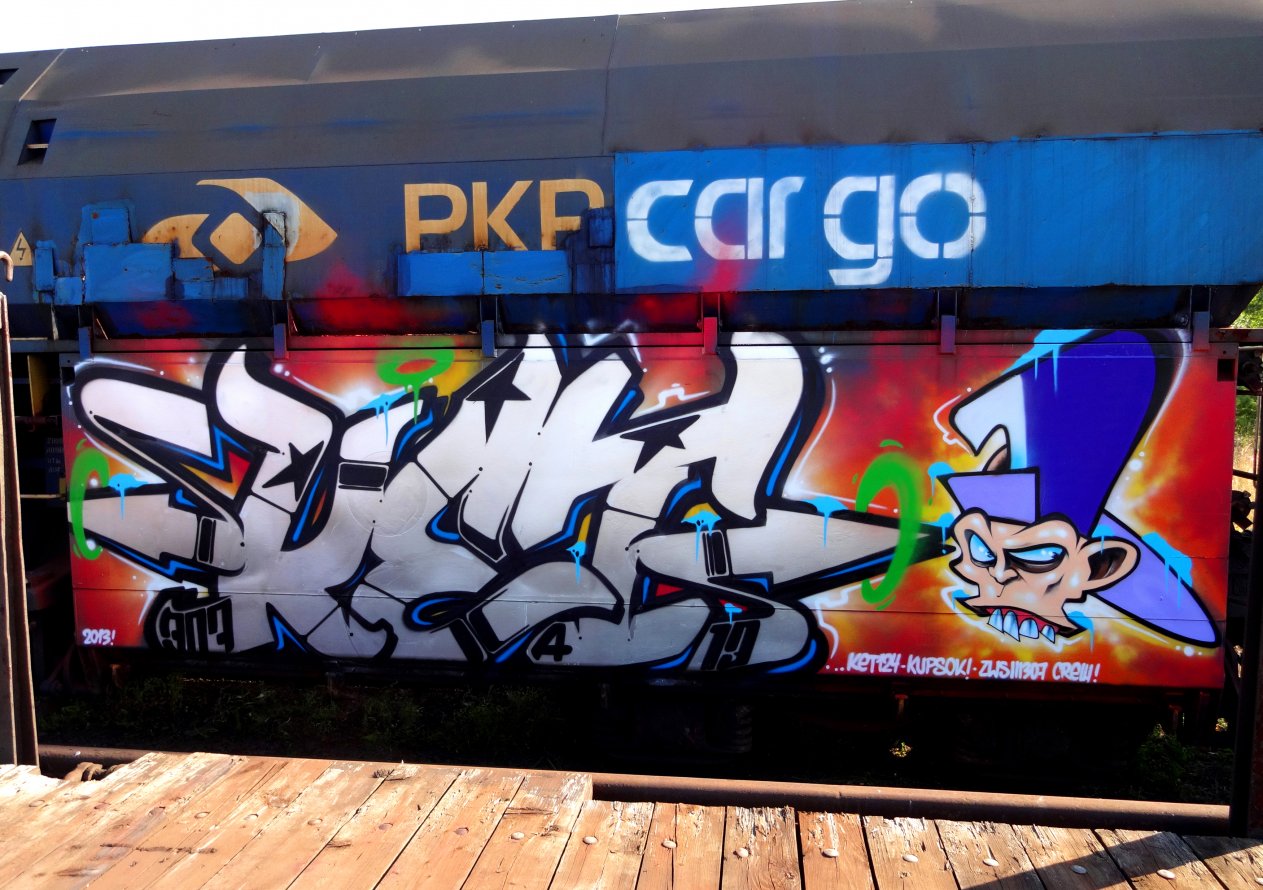 Graffiti Train - Photo by Ket124 (2013)