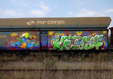 Graffiti Train - Photo by Ket124 (2013)