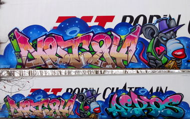 Graffiti Bombing - Photo by Ket124 (2014)