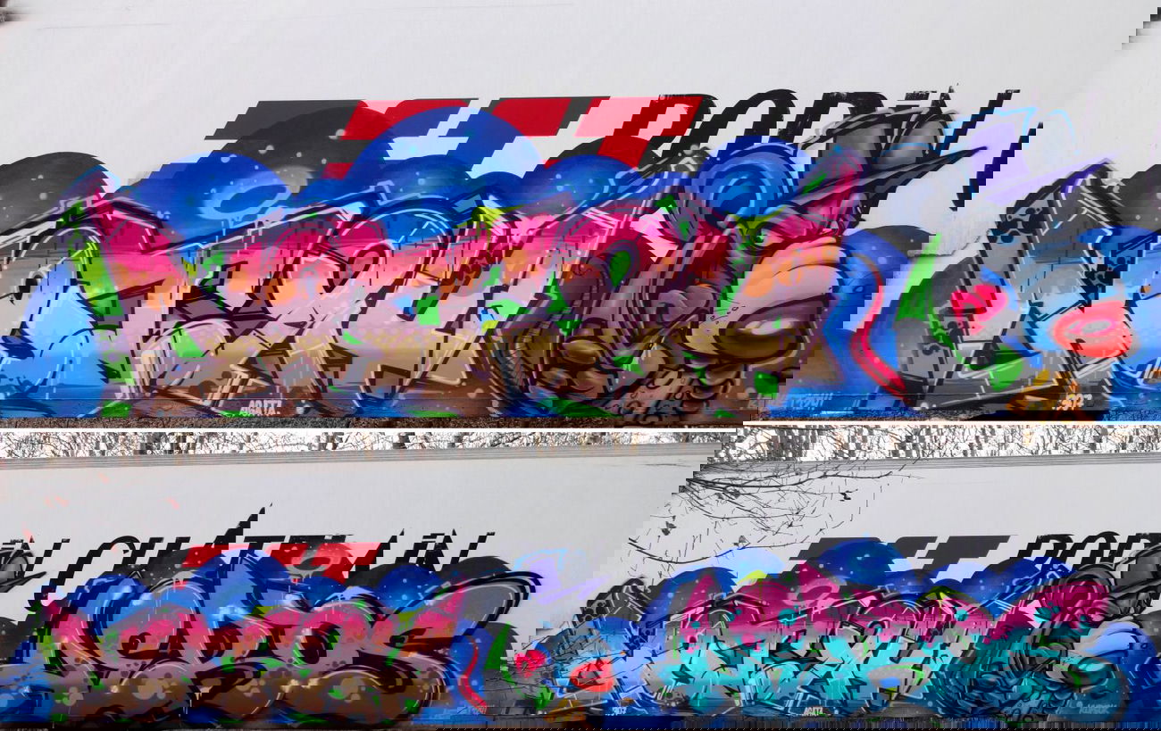 Graffiti Bombing - Photo by Ket124 (2014)