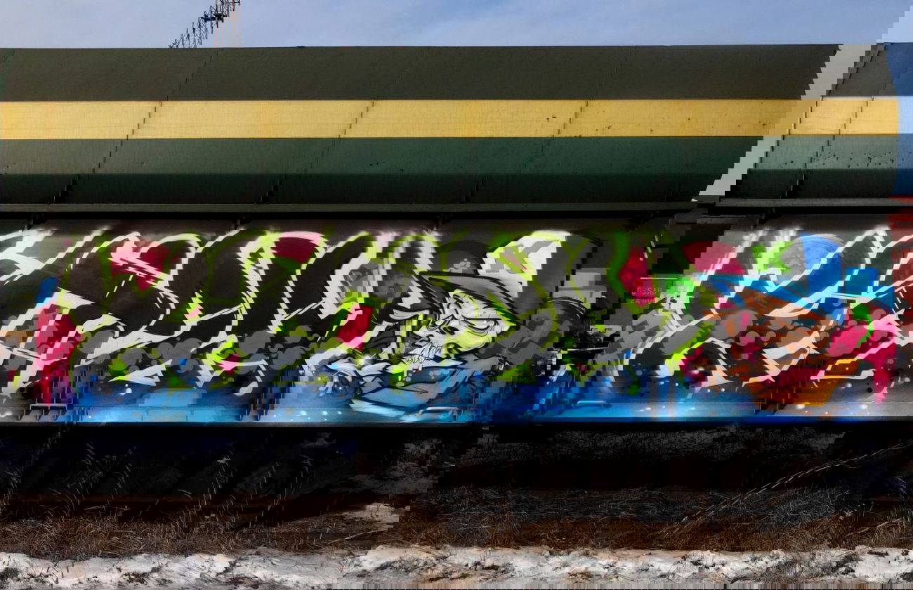 Graffiti Train - Photo by Ket124 (2014)