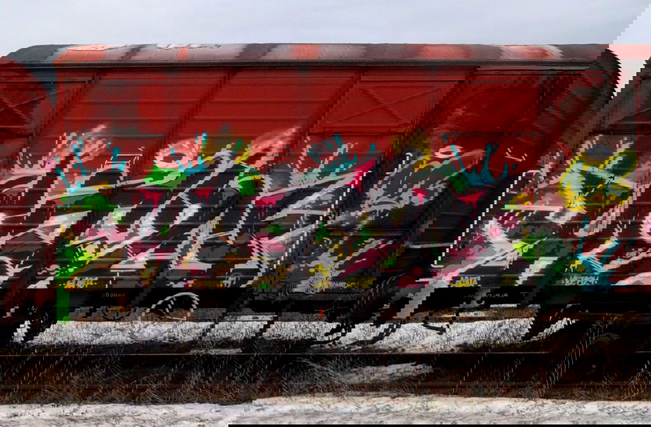 Graffiti Train - Photo by Ket124 (2014)