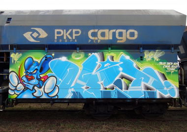 Graffiti Train - Photo by Ket124 (2014)