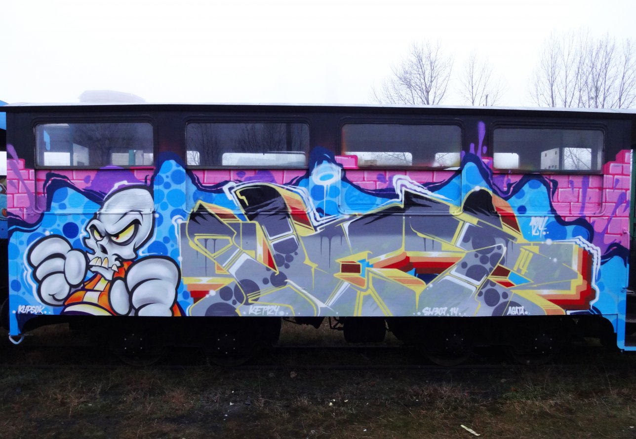 Graffiti Train - Photo by Ket124 (2014)