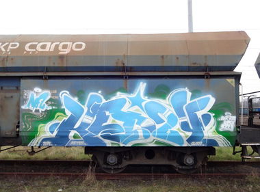 Graffiti Train - Photo by Ket124