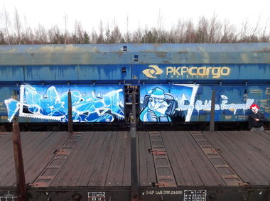 Graffiti Train - Photo by Ket124