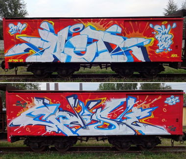 Graffiti Train - Photo by Ket124