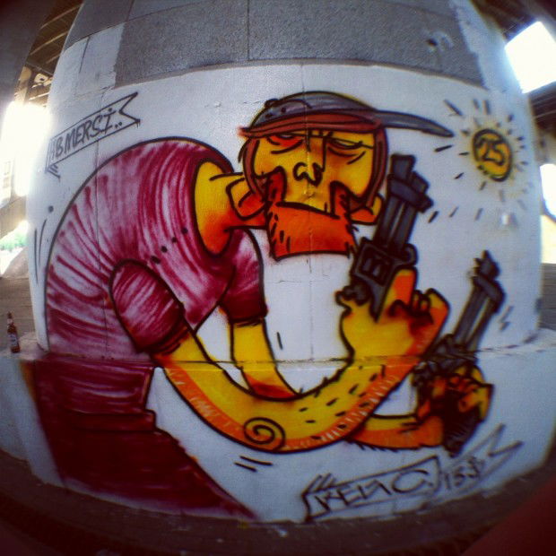 Graffiti Wall in Moscow  - Photo by Keuc - Keuc, 13 (2013)