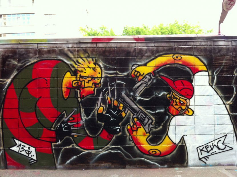 Graffiti Wall in Moscow  - Photo by Keuc - Keuc, 13 (2013)