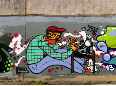 Graffiti Wall in Moscow - Photo by Keuc - Keuc, 13 (2013)