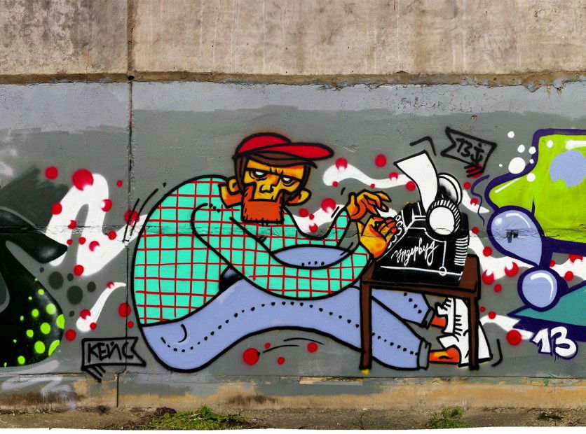 Graffiti Wall in Moscow - Photo by Keuc - Keuc, 13 (2013)