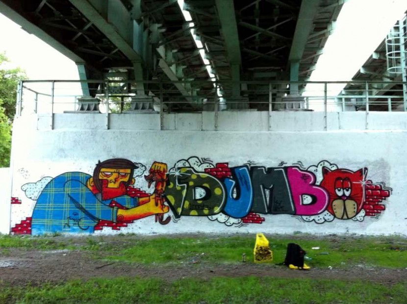 Graffiti Wall in Moscow - Photo by Keuc - Keuc, 13, Dumbo (2013)