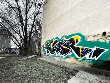 Graffiti Wall - Photo by Kibr - Graffiti, bombing, KibrGraffiti