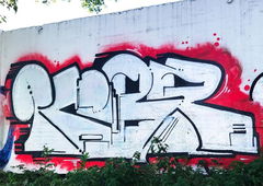Graffiti Wall - Photo by Kibr - Graffiti, bombing, KibrGraffiti