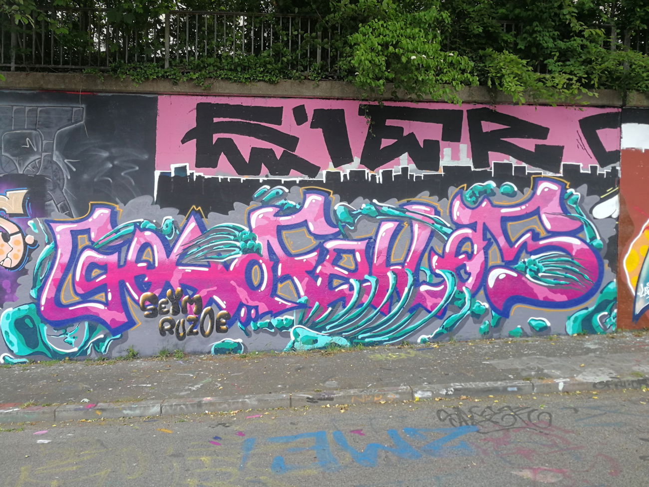 Graffiti Wall in Essen - Photo by Kico_one - Essen, NRW;Ruhrpott, GFS (2020)