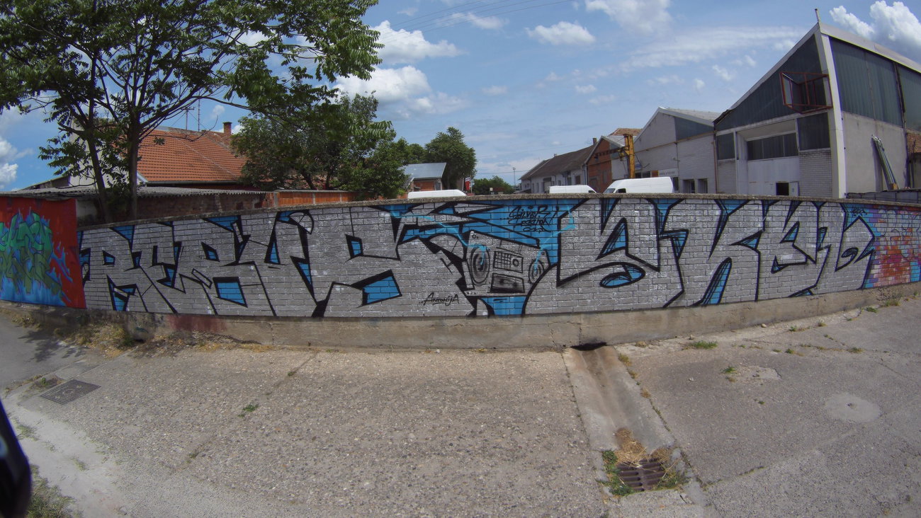 Graffiti Wall in Osijek - Photo by Kico_one - Osijek, Croatia, Hrvatska