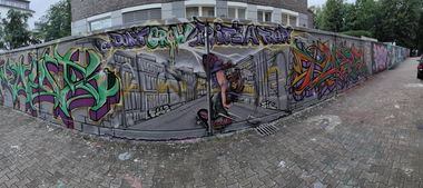 Graffiti Wall in Essen - Photo by Kico_one - Essen, Ruhrgebiet, Pilz (2023)