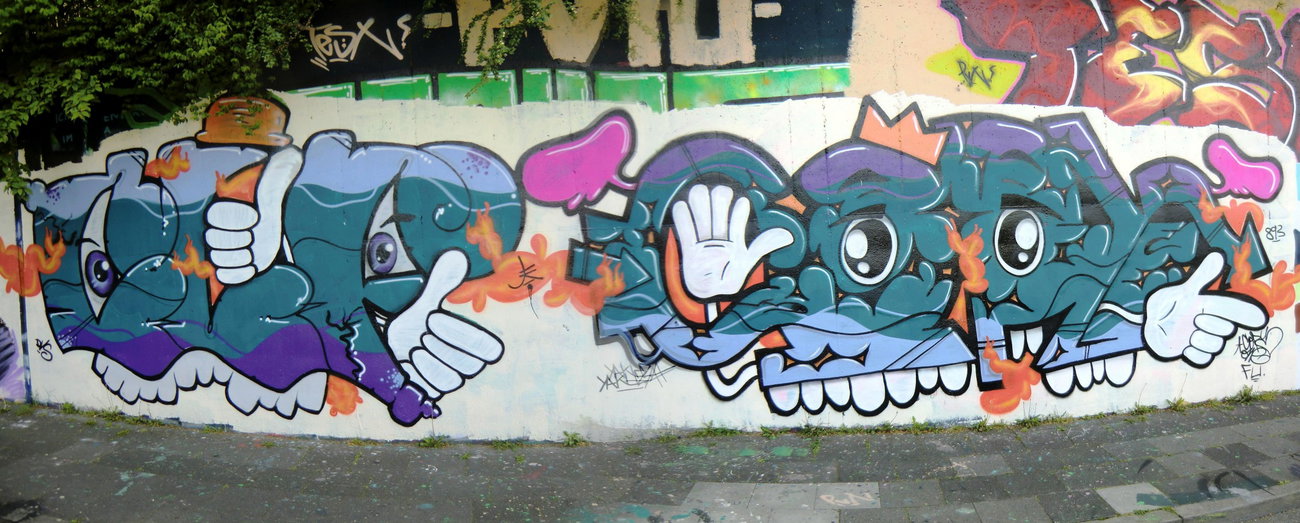 Graffiti Wall in Germany - Photo by Kico_one - Cory, Essen, NRW