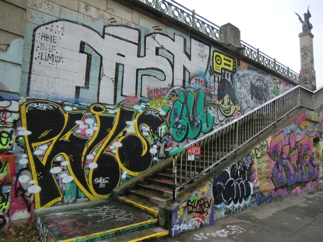 Graffiti Wall in Wien - Photo by Kico_one - Wien, Österreich, Vienna (2016)