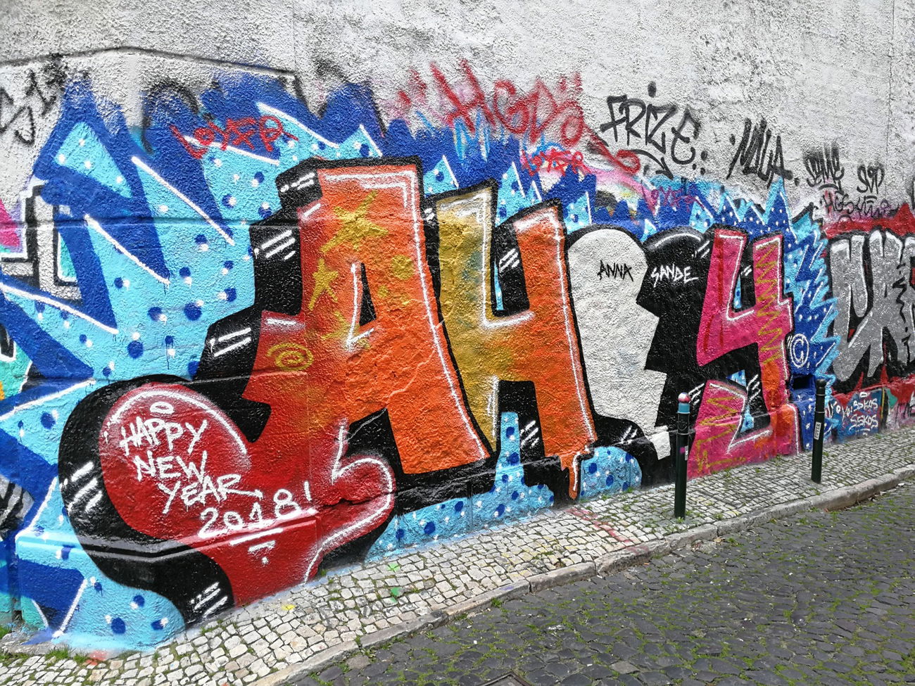 Graffiti Wall in Lissabon - Photo by Kico_one - Lissabon, Portugal, Lisboa