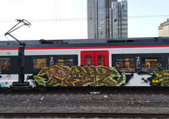Graffiti Train in Essen - Photo by Kico_one (2025)