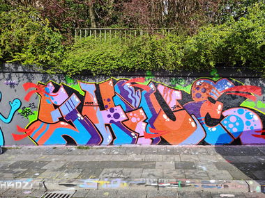 Graffiti Wall in Essen - Photo by Kico_one - Essen, Ruhrgebiet, Shine (2023)