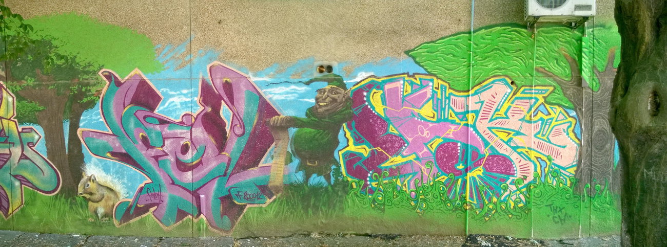 Graffiti Wall in Osijek - Photo by Kico_one - Osijek, Croatia, Hrvatska (2016)