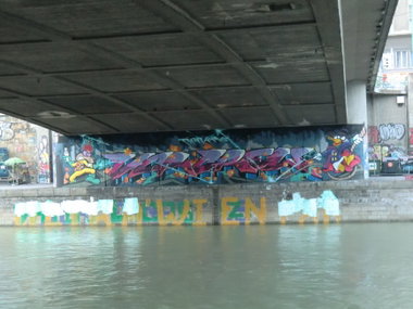Graffiti Wall in Wien - Photo by Kico_one - Wien, Vienna, Austria