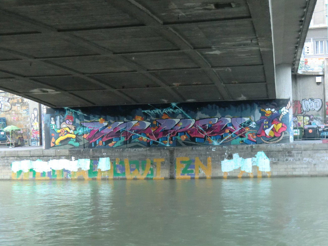 Graffiti Wall in Wien - Photo by Kico_one - Wien, Vienna, Austria