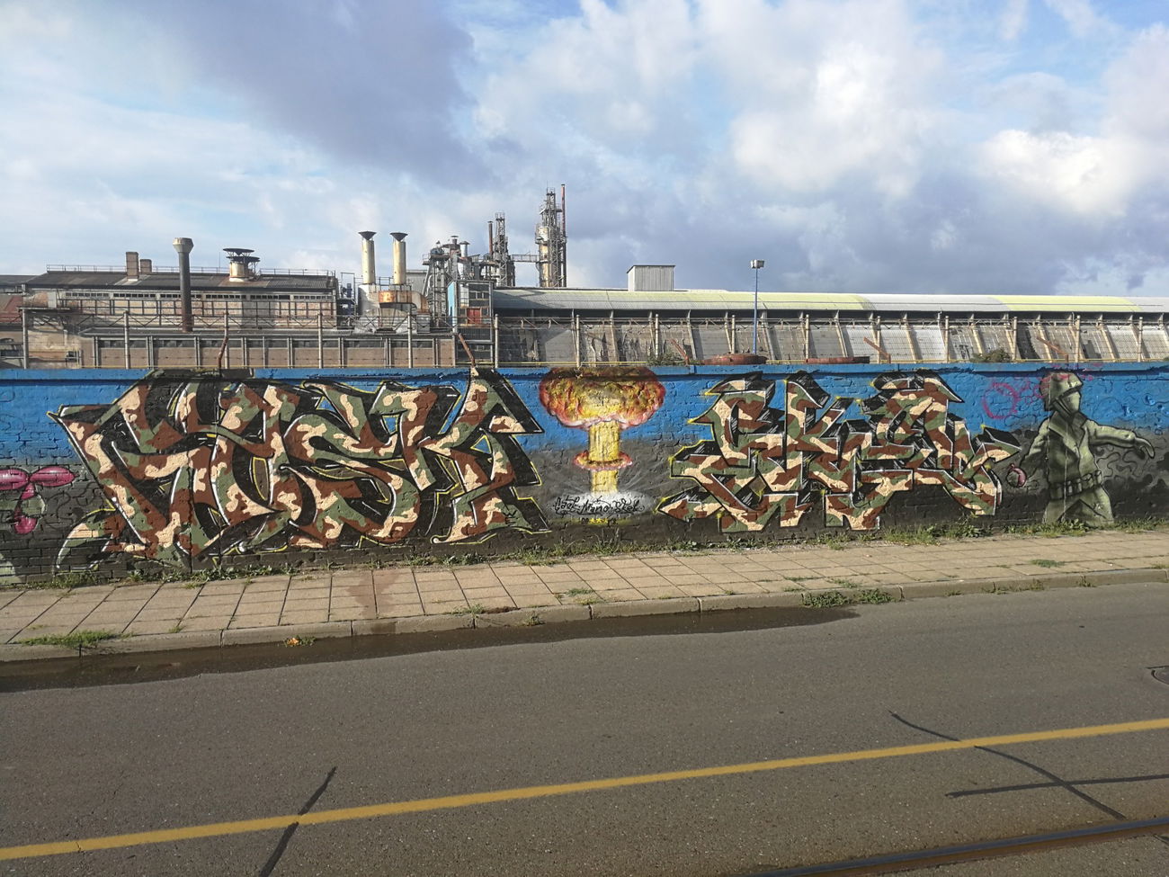 Graffiti Wall in Osijek - Photo by Kico_one - Osijek, Skel