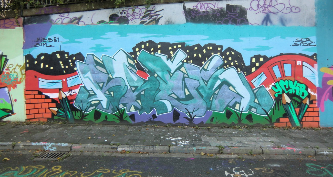 Graffiti Wall in Essen - Photo by Kico_one - Essen, NRW, Ruhrpott (2016)