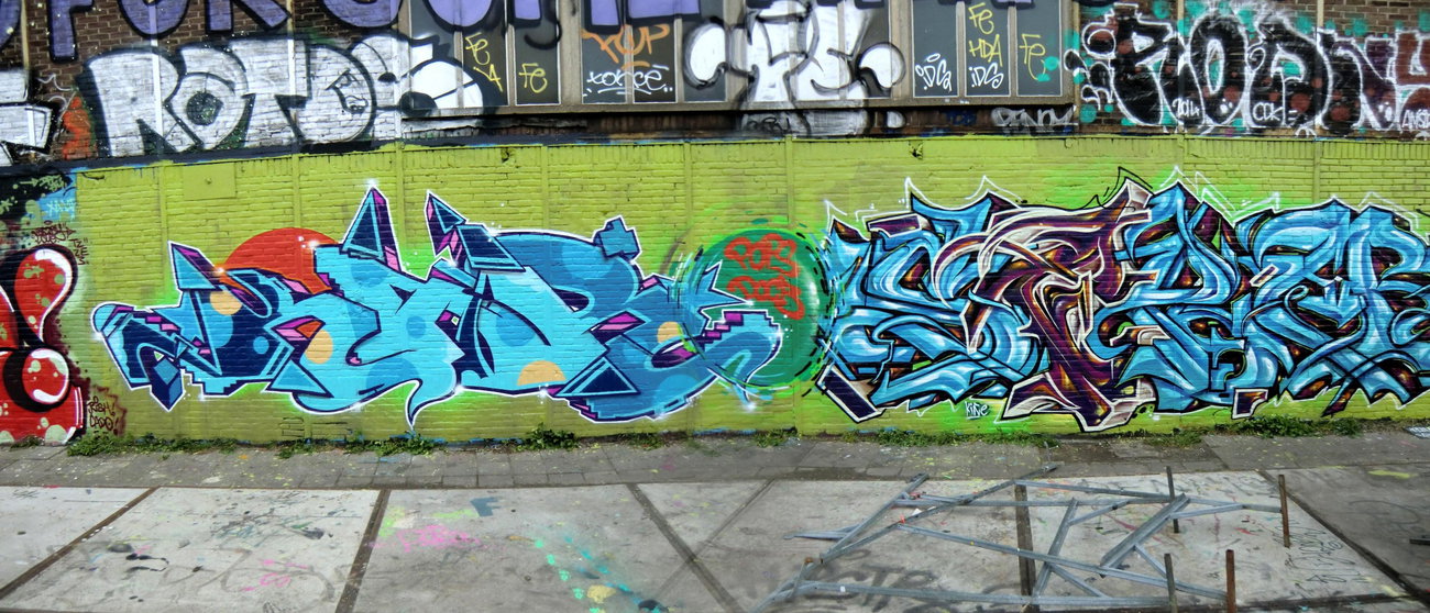 Graffiti Wall in Amsterdam - Photo by Kico_one - Amsterdam, NSDM, Werf (2015)