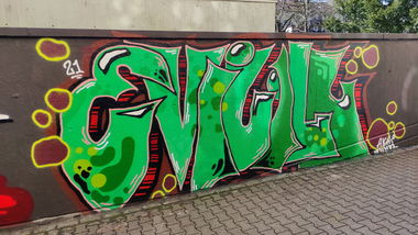Graffiti Wall in Essen - Photo by Kico_one (2021)