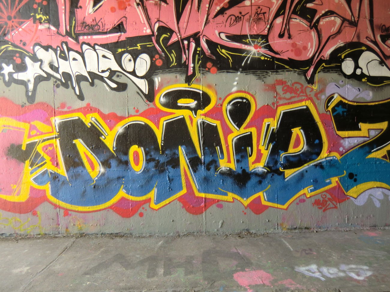 Graffiti Wall in Prague - Photo by Kico_one - Prague, Praha, Donie