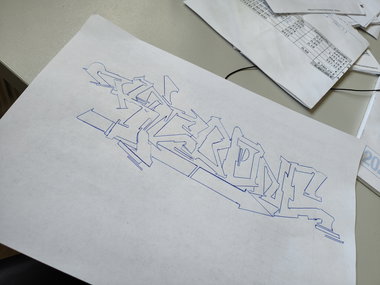 Graffiti Sketch in Essen - Photo by Kico_one - Essen, KICO-One (2024)