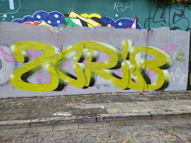 Graffiti Wall in Essen - Photo by Kico_one - Essen, Ruhrgebiet, Scrib (2023)