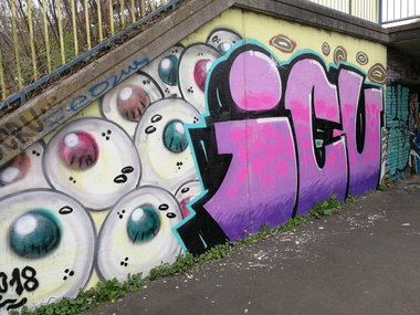 Graffiti Wall in Essen südbahnhof - Photo by Kico_one - Essen, NRW, Ruhrpott (2018)