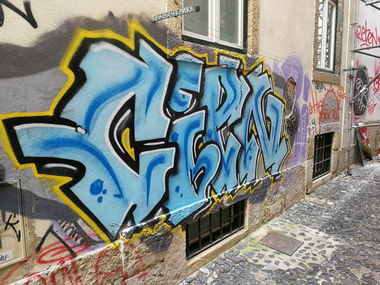 Graffiti Wall in Lissabon - Photo by Kico_one - Lissabon, Portugal, Lisboa
