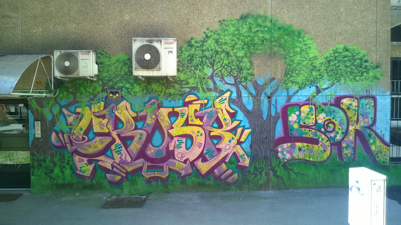 Graffiti Wall in Osijek - Photo by Kico_one - Osijek, Croatia, Hrvatska (2016)
