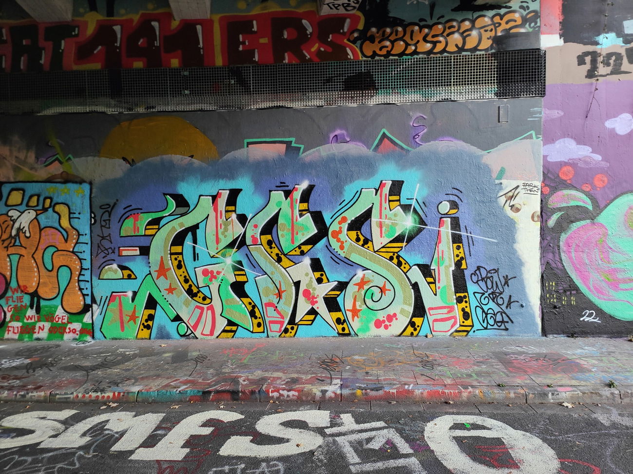 Graffiti Wall in Essen auf der donau - Photo by Kico_one - Essen, Ruhrgebiet, GFS (2023)